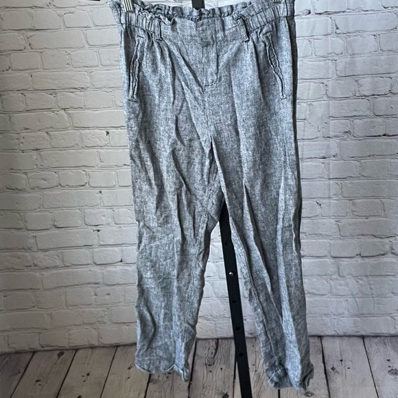 Caslon Light Grey Paperbag Waist Pants Size XS - Picture 2 of 5